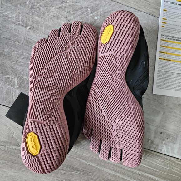 Vibram Fivefingers KSO EVO Black/Rose Womens EU size 36 = US 6.5-7 New w/box - Picture 12 of 16